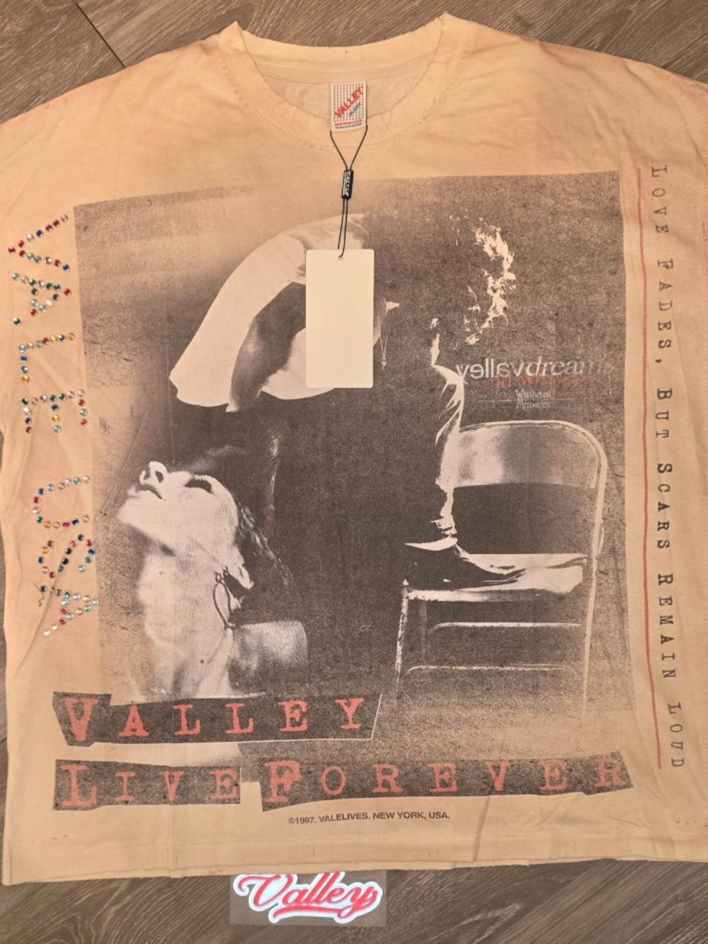 Valley forever SOLO TEE NATURAL (Authentic)
